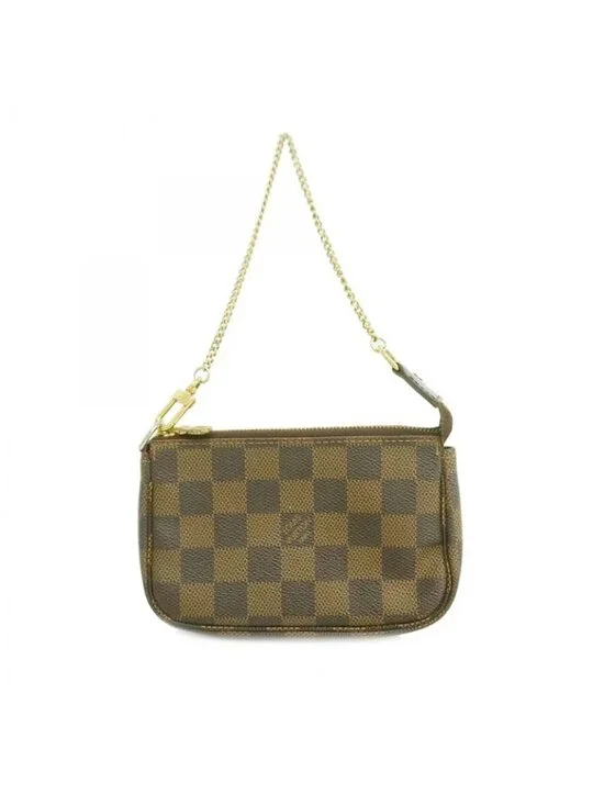 Louis Vuitton Pouch Damier Mini Pochette Accessoire Ebene Evene - Picture 1 of 10